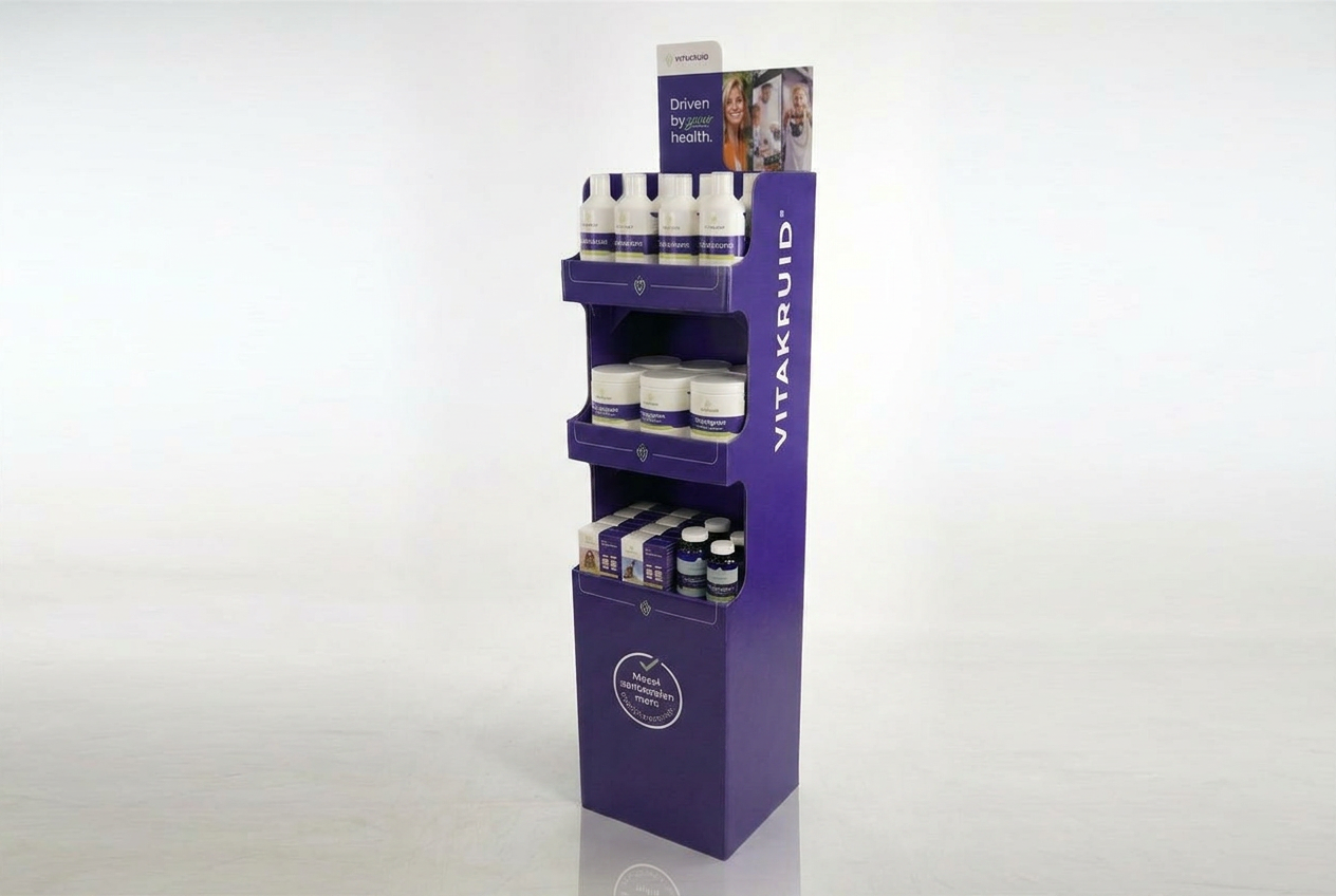 Voedingssupplement display - Vloerdisplay - Vitakruid - Holbox Shop Direct Voedingssupplement display - Vloerdisplay - Vitakruid - Holbox Shop Direct