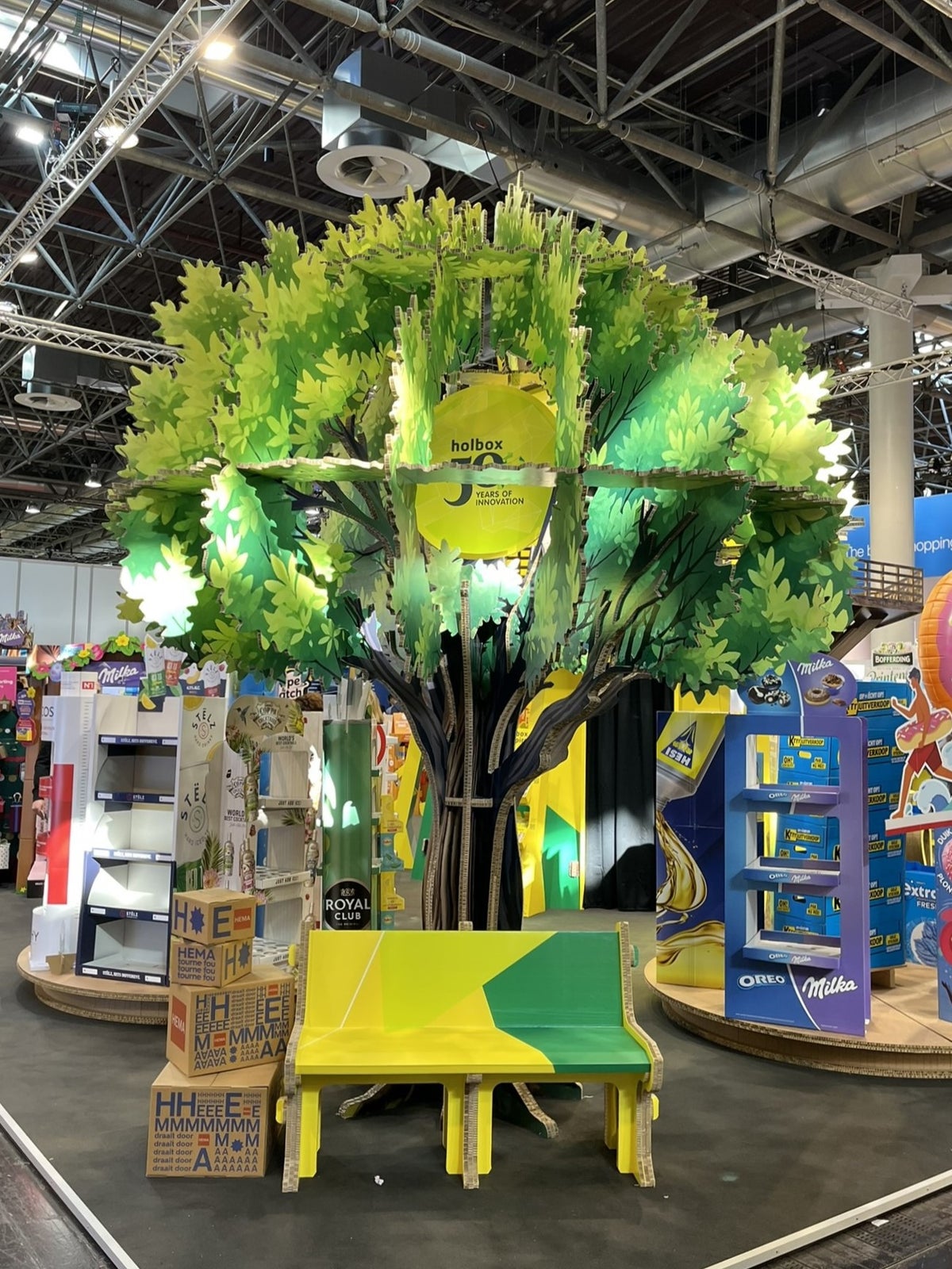 Re-board boom en bankje - EuroShop 2026 - Holbox