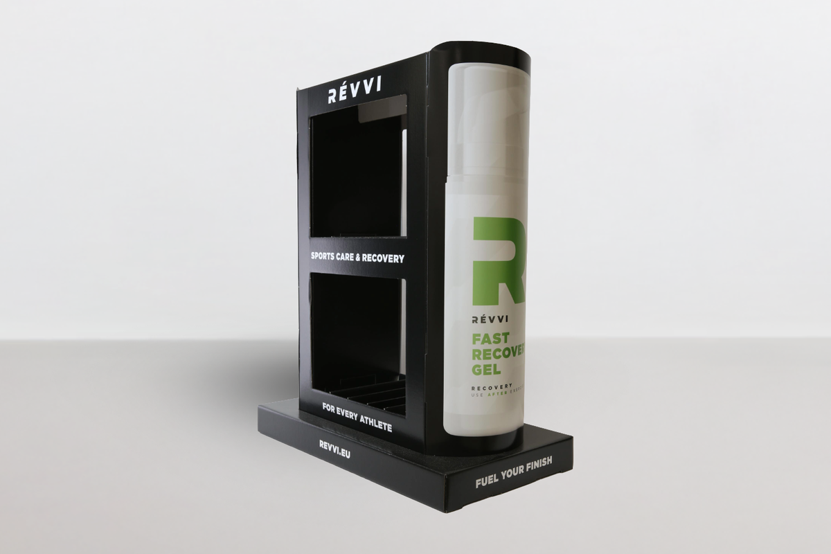 Voedingssupplement display - Dumpbin - Revvi - Holbox Shop Direct