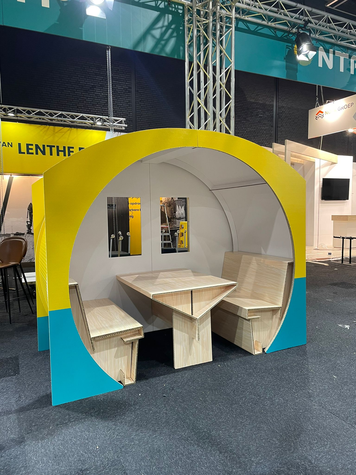 Kartonnen beursstand NTP - Holbox Shop Direct