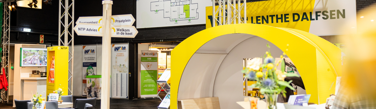 Kartonnen beursstand voor NTP - Holbox Shop Direct