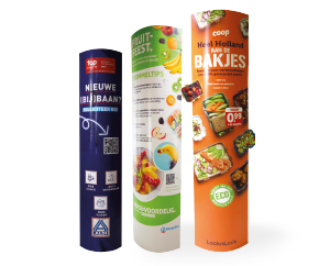 Kartonnen Ellipse zuilen in diverse formaten