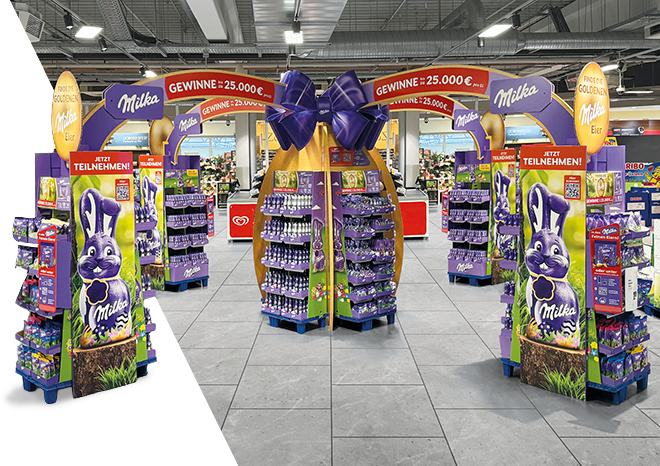 Kartonnen aankleding Pasen - Holbox Shop Direct