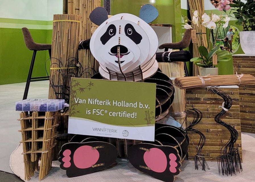 3D re-board kartonnen panda