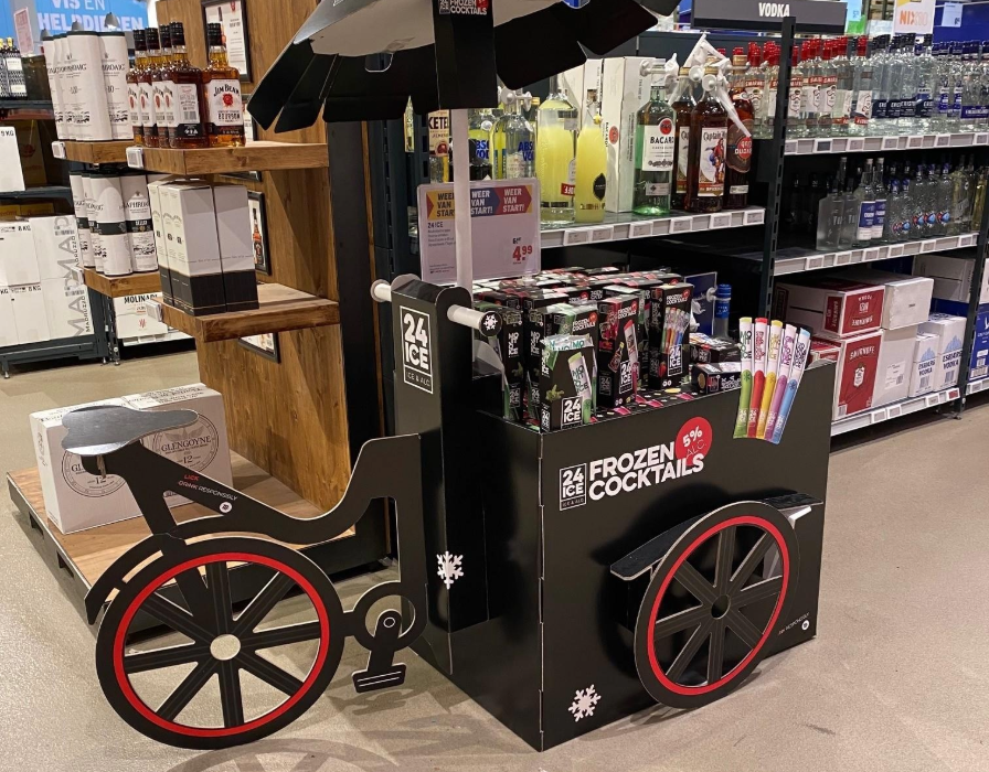 Kartonnen bakfiets - 24 ICE - Holbox Shop Direct