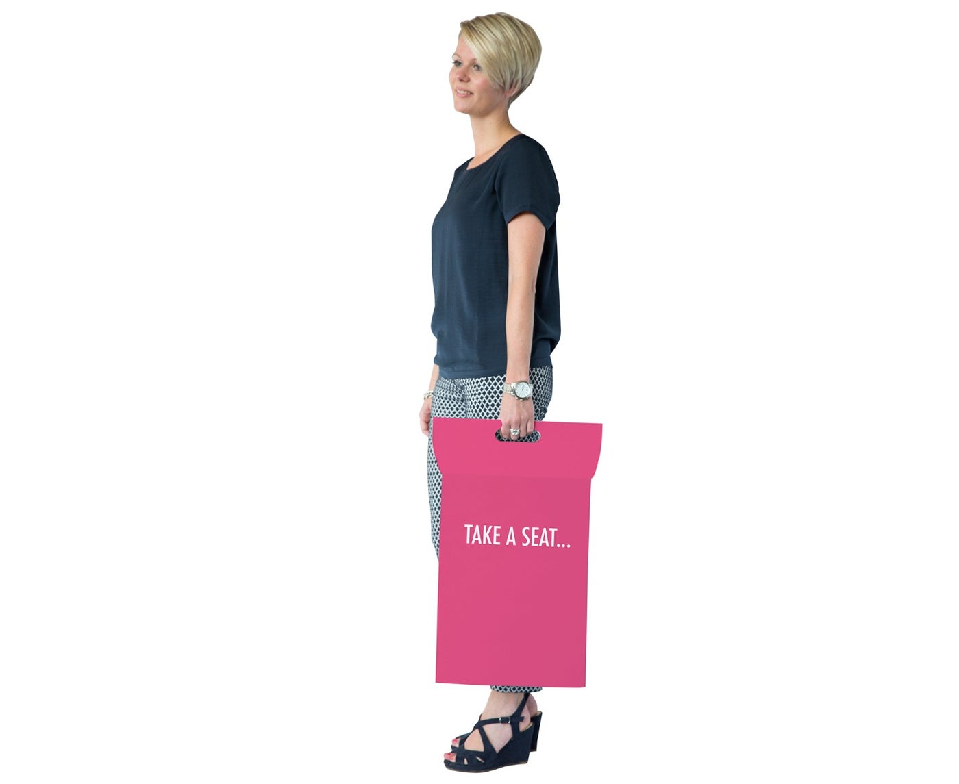 Papphocker, Hocker aus Pappe, Papphocker bedruckt, Festivalhocker, Hocker aus Karton, Pappmöbel, Möbel aus Pappe