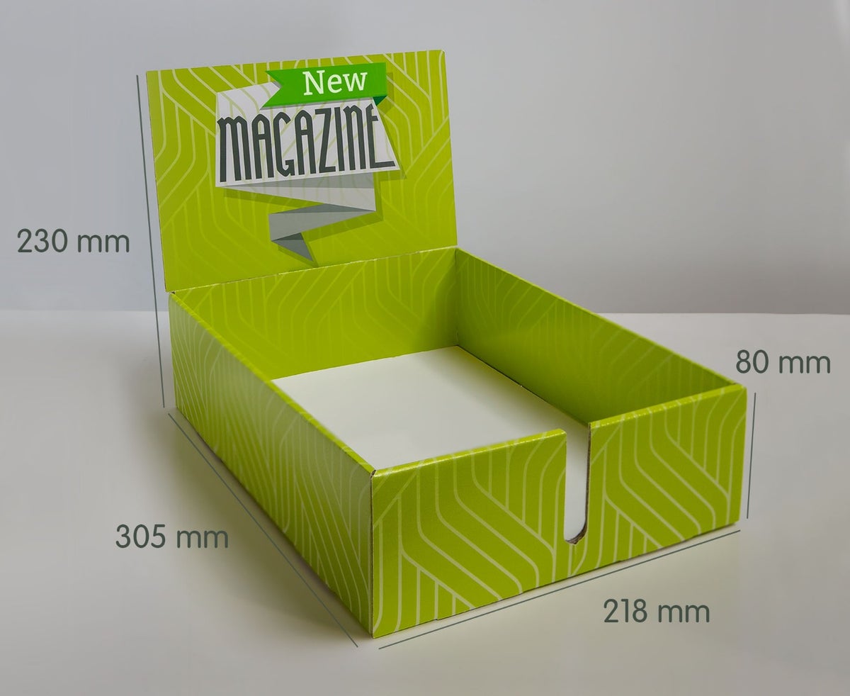 Thekendisplay für Zeitschriften