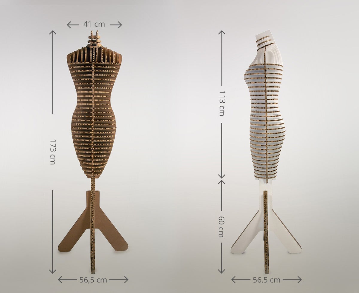 Re-board schaufensterpuppe | Weiß