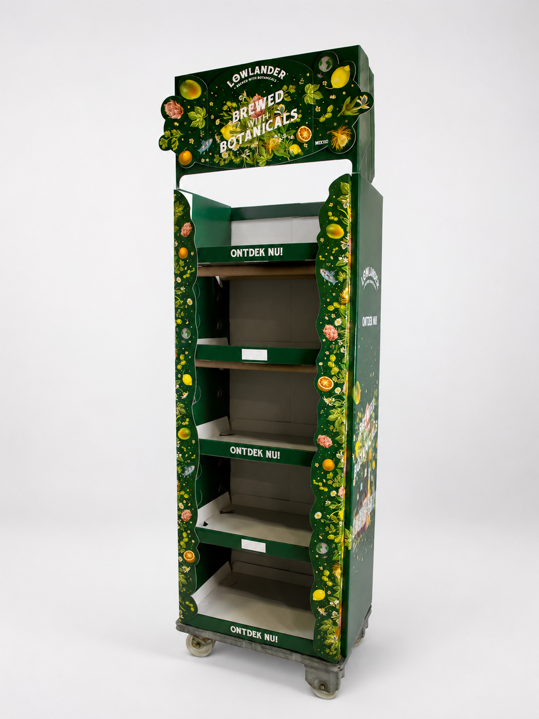 Palletdisplays - Kokerdisplay - Lowlander Botanicals - Holbox Shop Direct Palletdisplays - Kokerdisplay - Lowlander Botanicals - Holbox Shop Direct