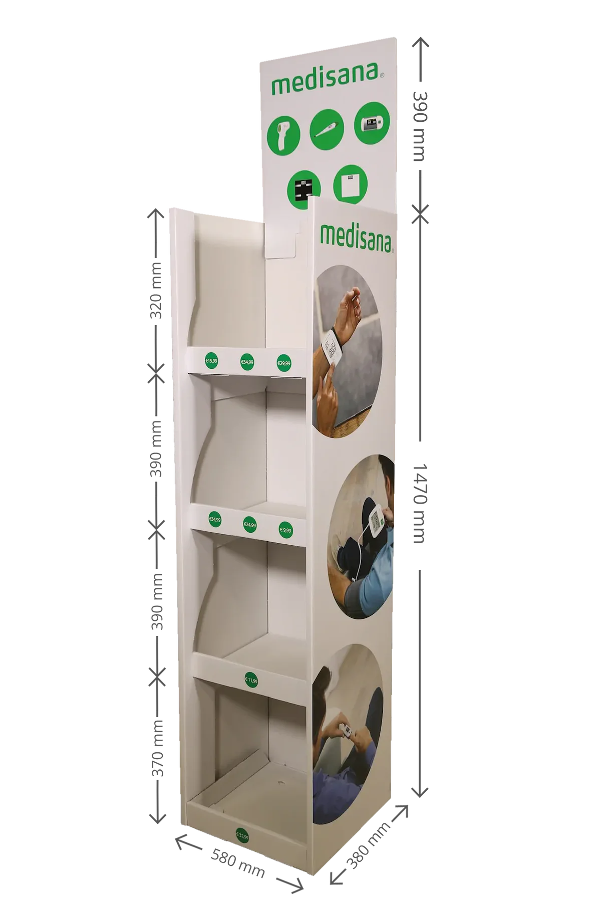 2 second display serie hang-in - 40 x 40 model 2 second display serie hang-in - 40 x 40 model