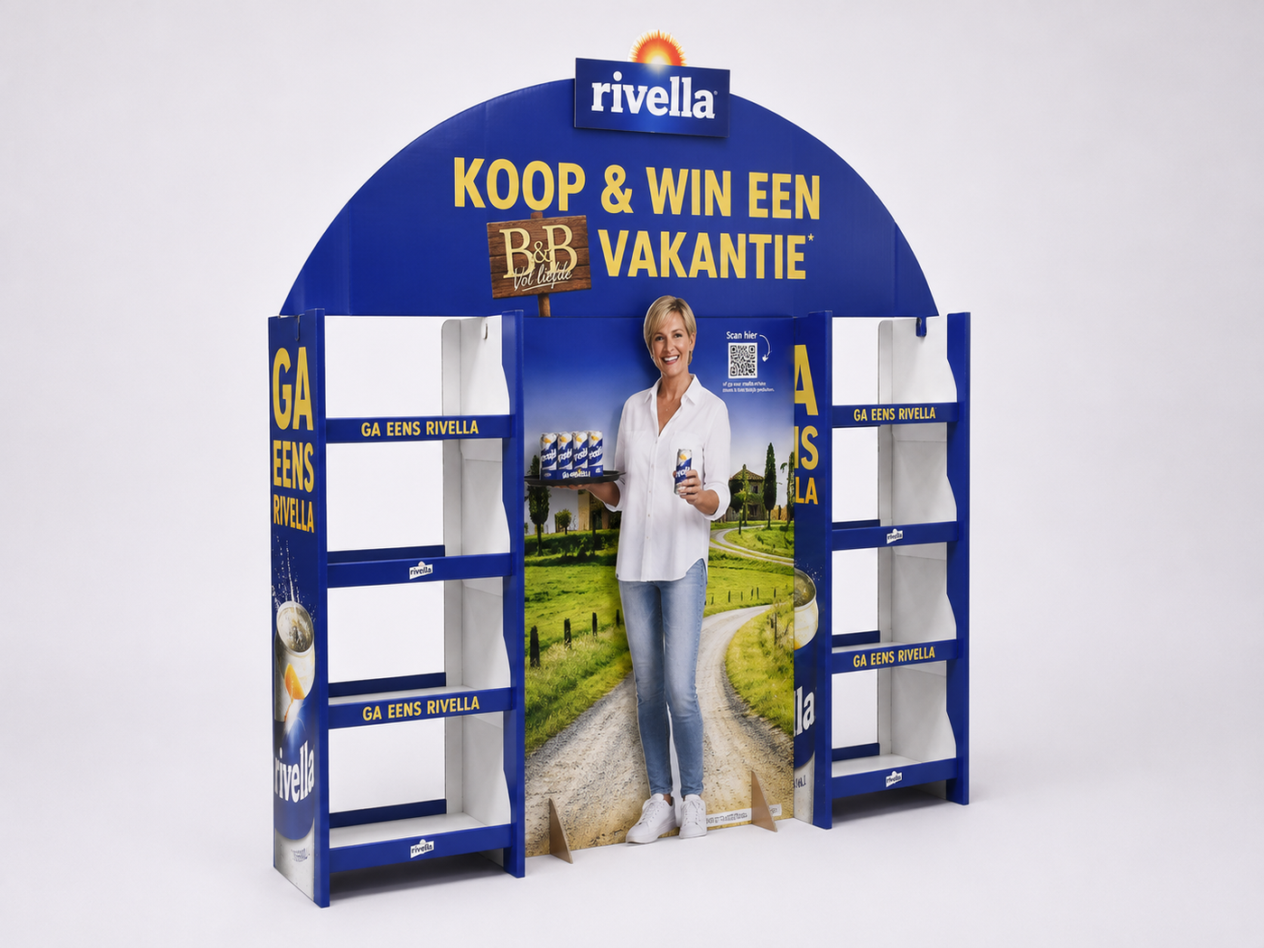 Palletdisplays - Hang-In display - Rivella - Holbox Shop Direct Palletdisplays - Hang-In display - Rivella - Holbox Shop Direct