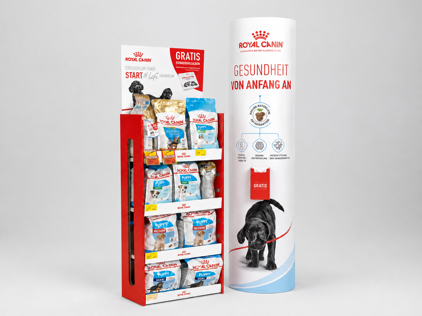 Royal Canin - Inspiratiecase dierenvoeding - Ellipse en vloerdisplay - Holbox Shop Direct Royal Canin - Inspiratiecase dierenvoeding - Ellipse en vloerdisplay - Holbox Shop Direct