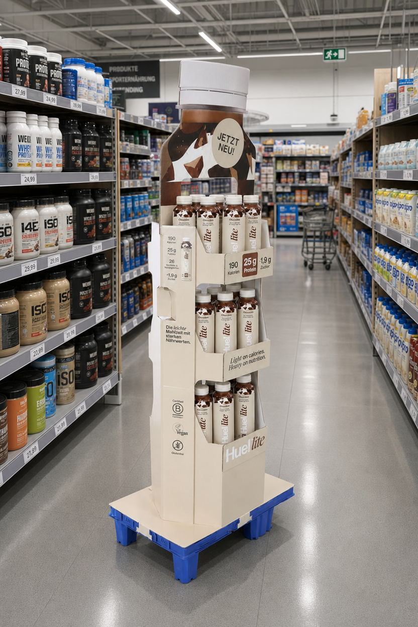 Displays 2 Go - Retail Compact - Huel Lite Display - Holbox Shop Direct Displays 2 Go - Retail Compact - Huel Lite Display - Holbox Shop Direct