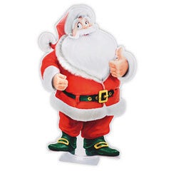 Popup-Weihnachtsmann lebensgroß | 163,4 cm hoch