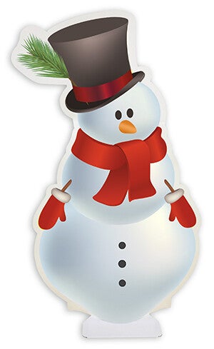 Popup-Schneemann klein | 29 cm hoch