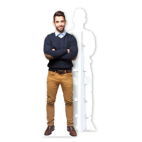Pappaufsteller, Pappfigur, lebensgroße Pappfigur, Figur aus Pappe, Fotofigur, Pappfigur in Lebensgröße, lebensgroßer Pappaufsteller, Fotofigur lebensgroß, lebensgroße Figur