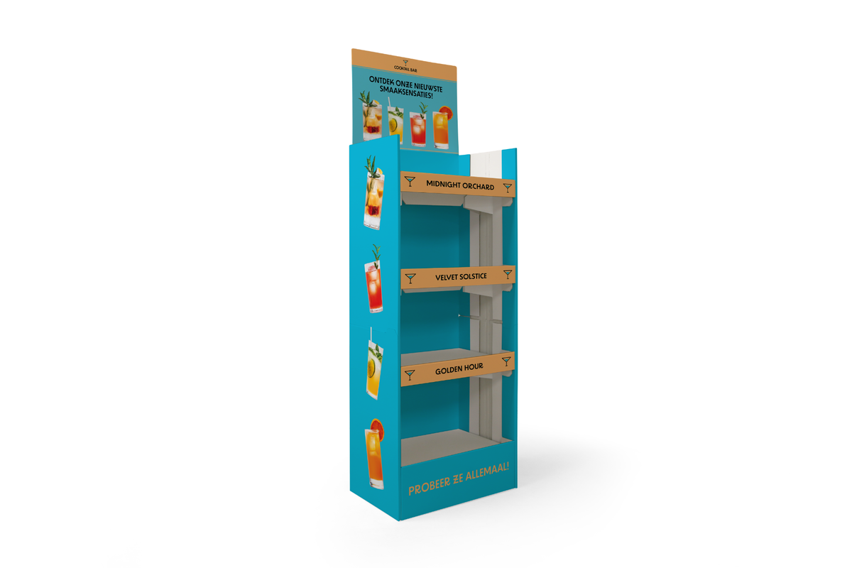 Foldable Shop kartonnen Display