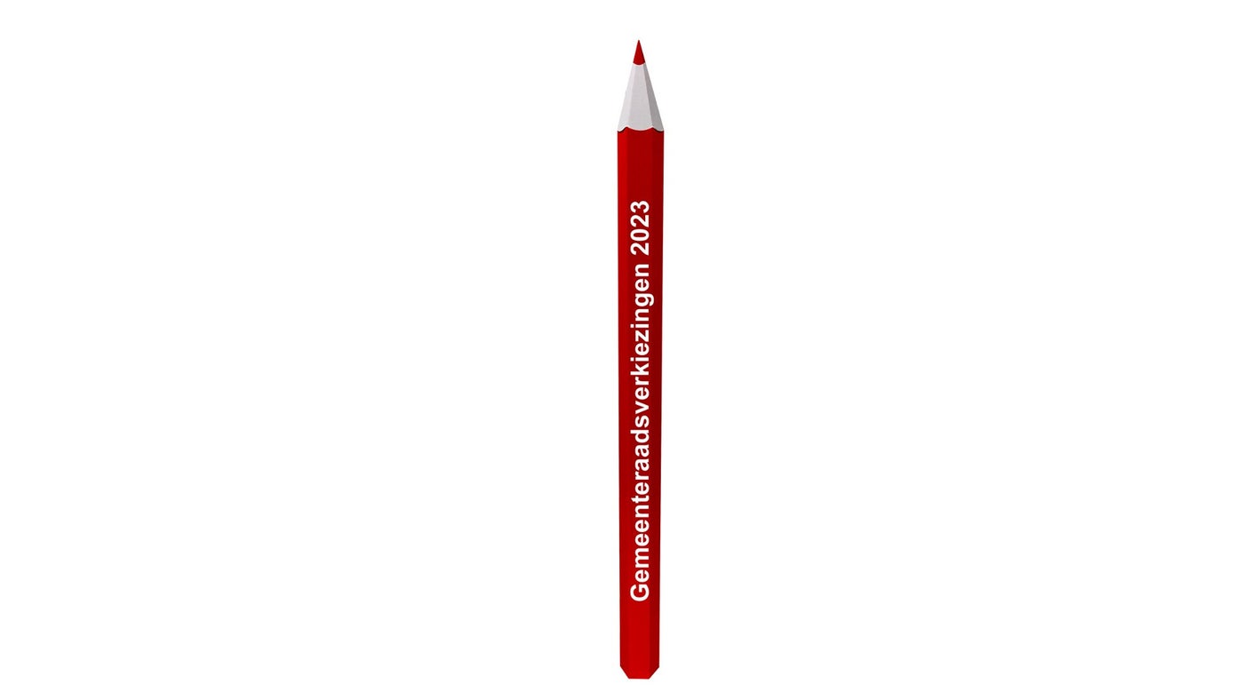 Stift mit Bedruckung | 157 cm hoch