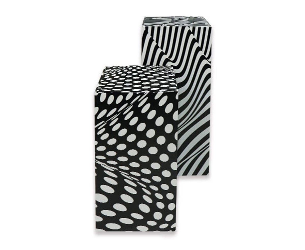 Dekosäule, Präsentationssockel, Galeriesockel, Präsentationspodest, Podest, Sockel, Warenpräsentation, Pappkarton Sockel, Säule aus Pappkarton