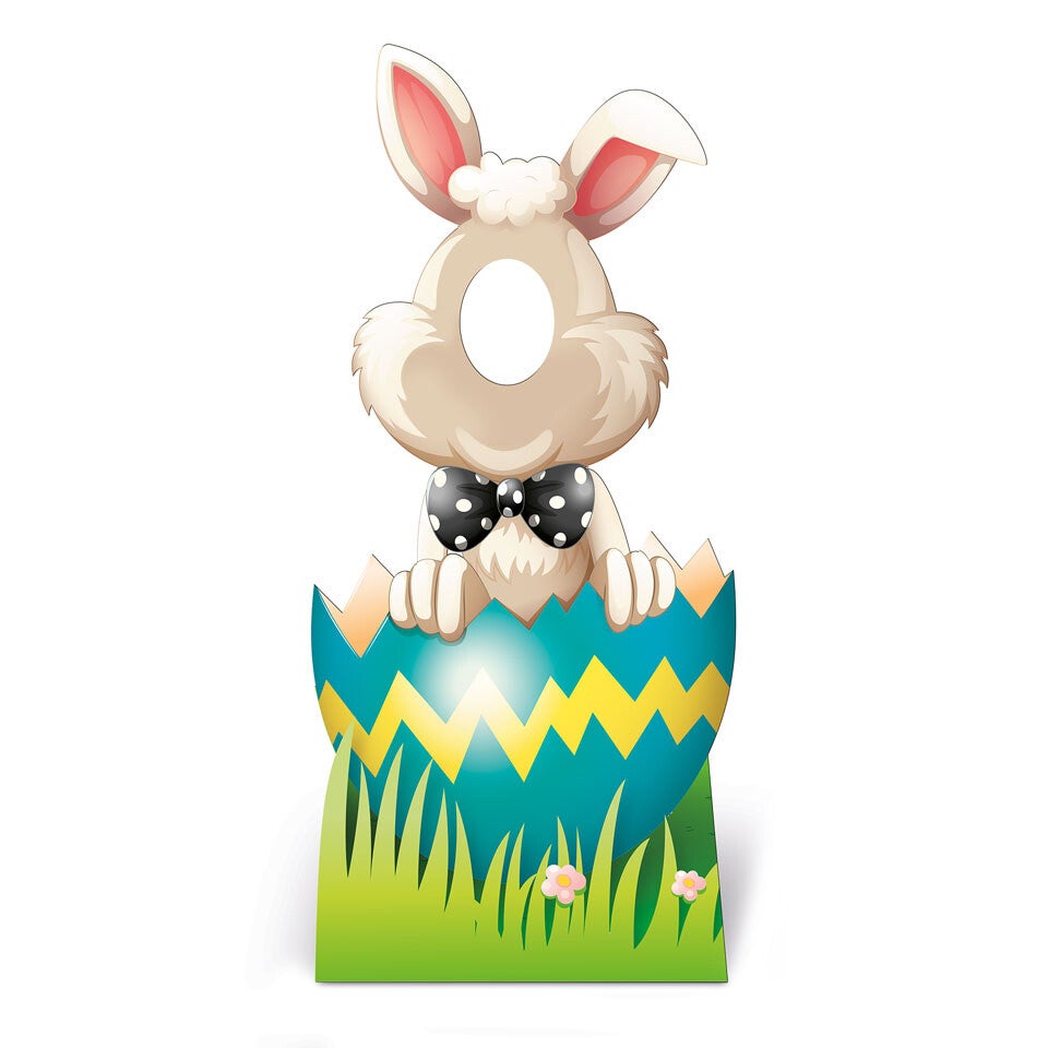 Pappaufsteller des Osterhasen