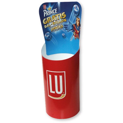 Schüttendisplay rund