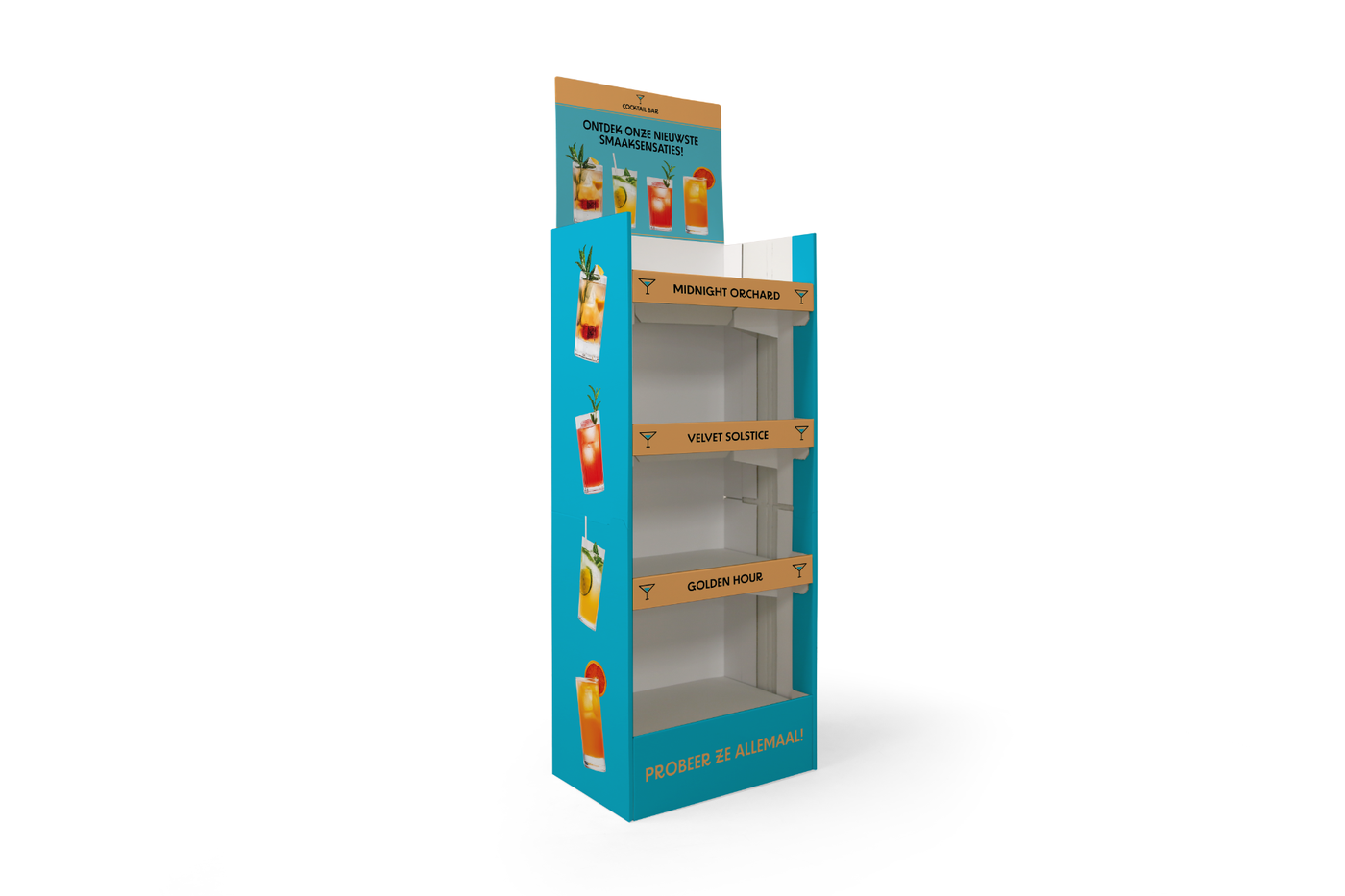 Foldable Shop kartonnen Display