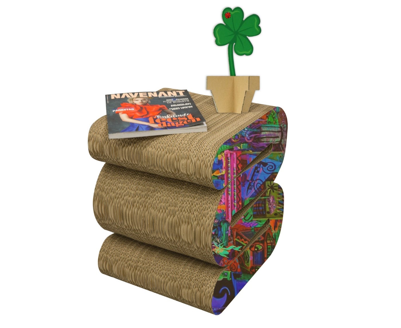Beistelltisch aus Pappe, Couchtisch, Karton Couchtisch, Papptisch, bedruckter Papptisch, Pappmöbel, Möbel aus Pappe Beistelltisch aus Pappe, Couchtisch, Karton Couchtisch, Papptisch, bedruckter Papptisch, Pappmöbel, Möbel aus Pappe